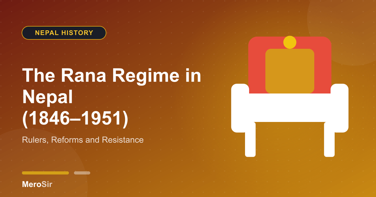 The Rana Regime in Nepal (1846–1951): Rulers, Reforms and Resistance